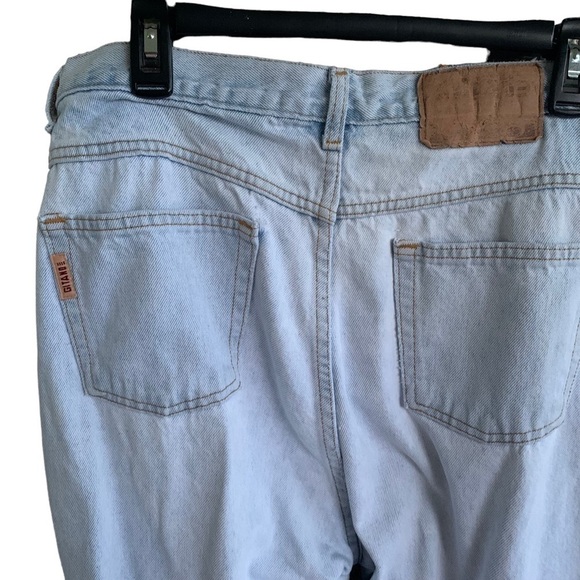 Vintage Gitano High Waisted Blue Jeans Size 16 Average Baggy Mom - Picture 6 of 7